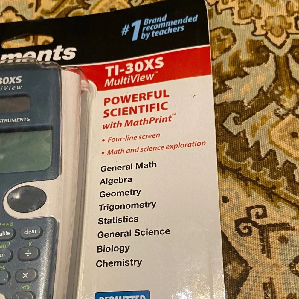 Texas Instruments TI-30XS MultiView Blue and Gray Calculator